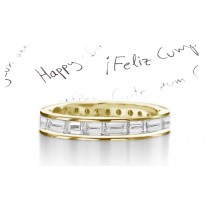 Gold Chan Diamond Anniversary Rings