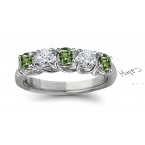 2013 Catalog No. 5 - Product Details: Celebrated Green Sapphire & Diamond Micro Pave Ring