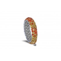 The Perfect Alternative Sparkling White Diamonds & Colored Stone Eternity Rings