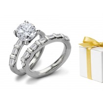 Premier Designer Diamond Engagement & Wedding Rings Set