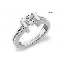 New Design Jewelry: Tension Set Diamond New Style Ladies Rings
