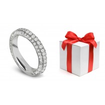 Love, Soul & Spirit: New Trio of Diamond Eternity Wedding Bands in Platinum & Gold