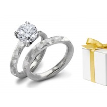 Premier Designer Diamond Engagement & Wedding Rings Set