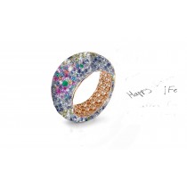 Symbolising Love White Diamonds and Colored Stone Eternity Rings and Bands