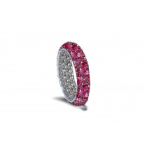 Mark Life's Many Milestones With White Diamonds and Colored Stone Eternity Rings as Wedding Anniversary Bands