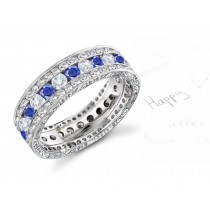 Sparkling Diamond & Sapphire Ring Absorption Spectra 470 nm