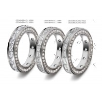 Creating Compelling Designs: Round Diamond Channel Set Ring & Sides Adorned with Bead Set Diamonds