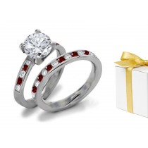 Red Diamond & White Diamond Fancy Rings