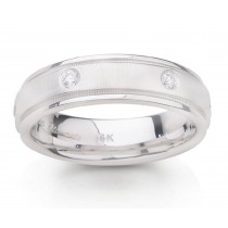  Platinum Comfort Fit Diamond Ring with Round Diamonds