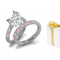 Pink Diamond & White Diamond Fancy Rings