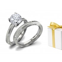 Premier Designer Diamond Engagement & Wedding Rings Set