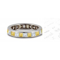 New Arrivals - Yellow Sapphire & Diamond Wedding Rings