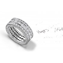 Maximum Fire, Sparkle & Beauty: Exceptional Diamond Eternity Bands