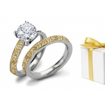 Premier Designer Diamond Engagement & Wedding Rings Set