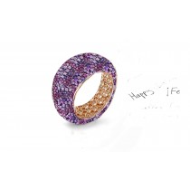 Declare Your Lasting Love With Custom Manufactured Diamonds & Colored Gemstones Eternity Rings & Bands