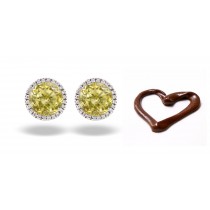 Premier Colored Diamonds Designer Collection - Yellow Colored Diamonds & Yellow Diamond Earrings