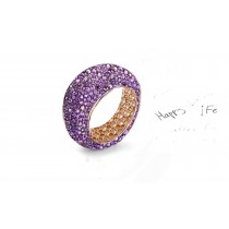 Celebrate Life's All Occasions With Custom Manufactured Diamonds & Colored Precious Stones Eternity Rings & Bands