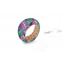 Mark Another Year of Romance With  Eternity Rings Featuring Diamonds & Rubies, Emeralds & Sapphires