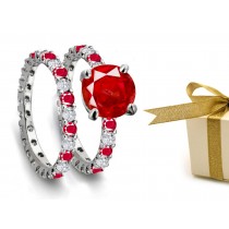Design & Style: Ruby & Diamond Engagement Wedding Ring
