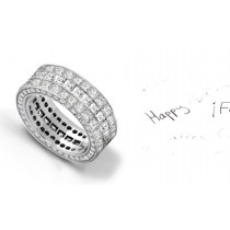 Breathtaking: Diamond Eternity Ring with Diamonds in All Sides