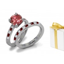 Red Diamond & White Diamond Fancy Rings