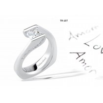 Designer Jewelry: Tension Set Diamond Engagement Rings