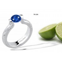 New Arrivals: Designer Diamond & Sapphire Tension Set Diamond Engagement Rings