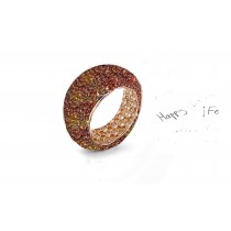 Latest Collection of  White Diamonds and Colored Stone Eternity Rings and