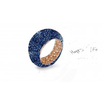 Made To Order Eternity Rings Featuring Diamonds & Precious Stones Rubies, Emeralds & Sapphires