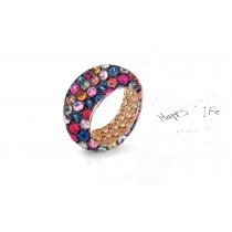Mark Another Year of Romance With  Eternity Rings Featuring Diamonds & Rubies, Emeralds & Sapphires