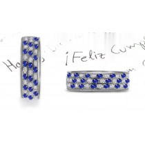 New Stacked Sapphire & Diamond Eternity Ring