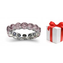 Pink Diamonds Eternity Bands