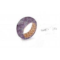 A Beautiful Collection of Eternity Rings Featuring Diamonds & Rubies, Emeralds & Sapphires