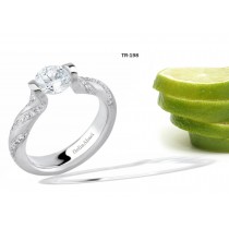 Designer Jewelry: Tension Set Diamond Engagement Rings