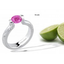 New Arrivals: Designer Diamond & Sapphire Tension Set Diamond Engagement Rings