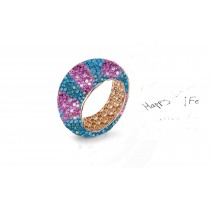 Celebrate Your Relationship With  Eternity Rings Featuring Diamonds & Rubies, Emeralds & Sapphires