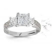 Three Stone Diamond Engagement Ring: ViewDiamond Rings Details