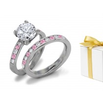 Pink Diamond & White Diamond Fancy Rings