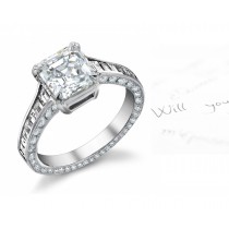 Special Design Platinum, Diamond, Floral Motif and Diamond Halo Ring 