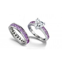 Popular Purple Sapphire Wedding Engagement Rings