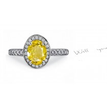 Pure & Sparkling: Yellow Sapphire & Diamond Ring 