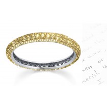 This pave Set Diamond Sapphire Ring Shows The Dark Blue of Black Value