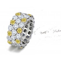 2012 New Eternity Ring Designer Gold Fullof Light Collection