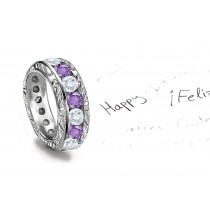 Jeweled Charms: Sophisticated Designer Wedding Bands