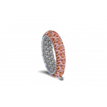 Representing Eternal Love Sparkling White Diamonds & Colored Stone Eternity Rings