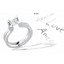 Designer Jewelry: Tension Set Diamond Engagement Rings