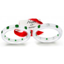 Love & Lyrics: Burnish Set Gold & Emerald & Diamond Mens Band