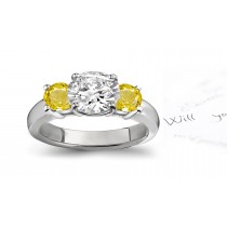 Pure & Sparkling: Yellow Sapphire & Diamond Engagement Ring