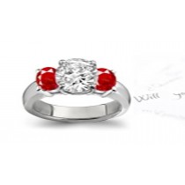 Enchanting: Most Stunning Ruby & Sparkling Diamond Engagement Rings