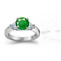 Precious Promises: View Stunning Genuine Fine Emerald Diamond Engagement  Rings